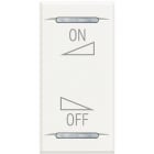BTICINO - BTIHD4911AI Wippe 1mod LAUT/LEISE white