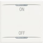 BTICINO - BTIHD4911M2AG Wippe 2mod ON/OFF white