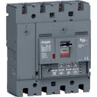 HAGER - HAGHET161JR INT AUT H3+ P250 LSI 4P 160A 70KA N REG