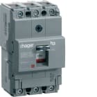 HAGER - HAGHHA063H INTERR AUTOM X160 3P 25KA 63A SGANC TM