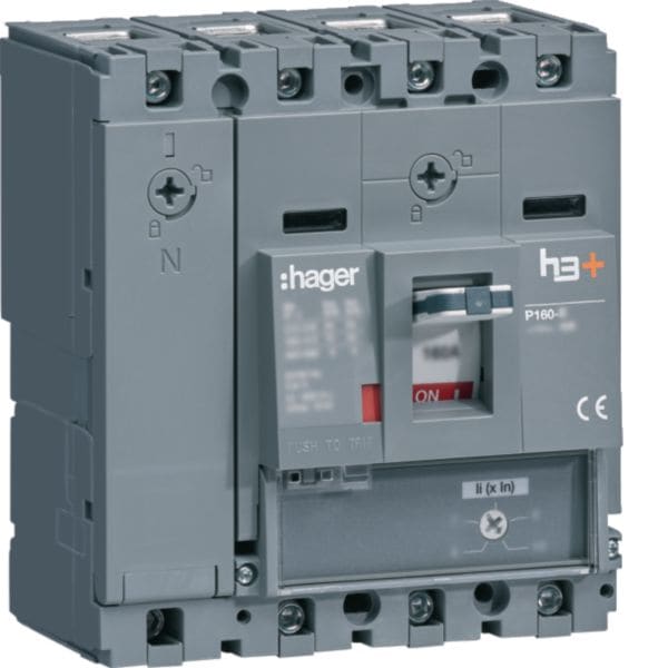 HAGER - HAGHHS081BC INT AUT H3+ P160 MAG 4P 80A 25KA
