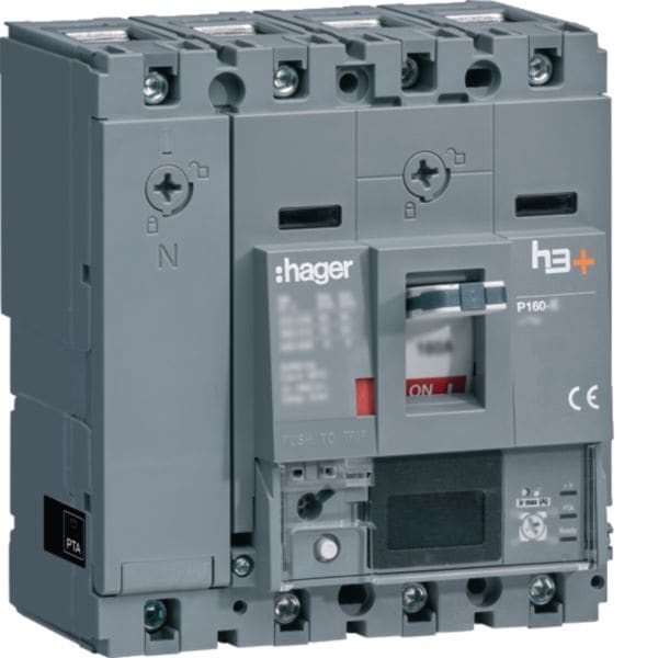 HAGER - HAGHHS161NC INT AUT H3+ P160 ENERGY 4P 160A 25KA N R