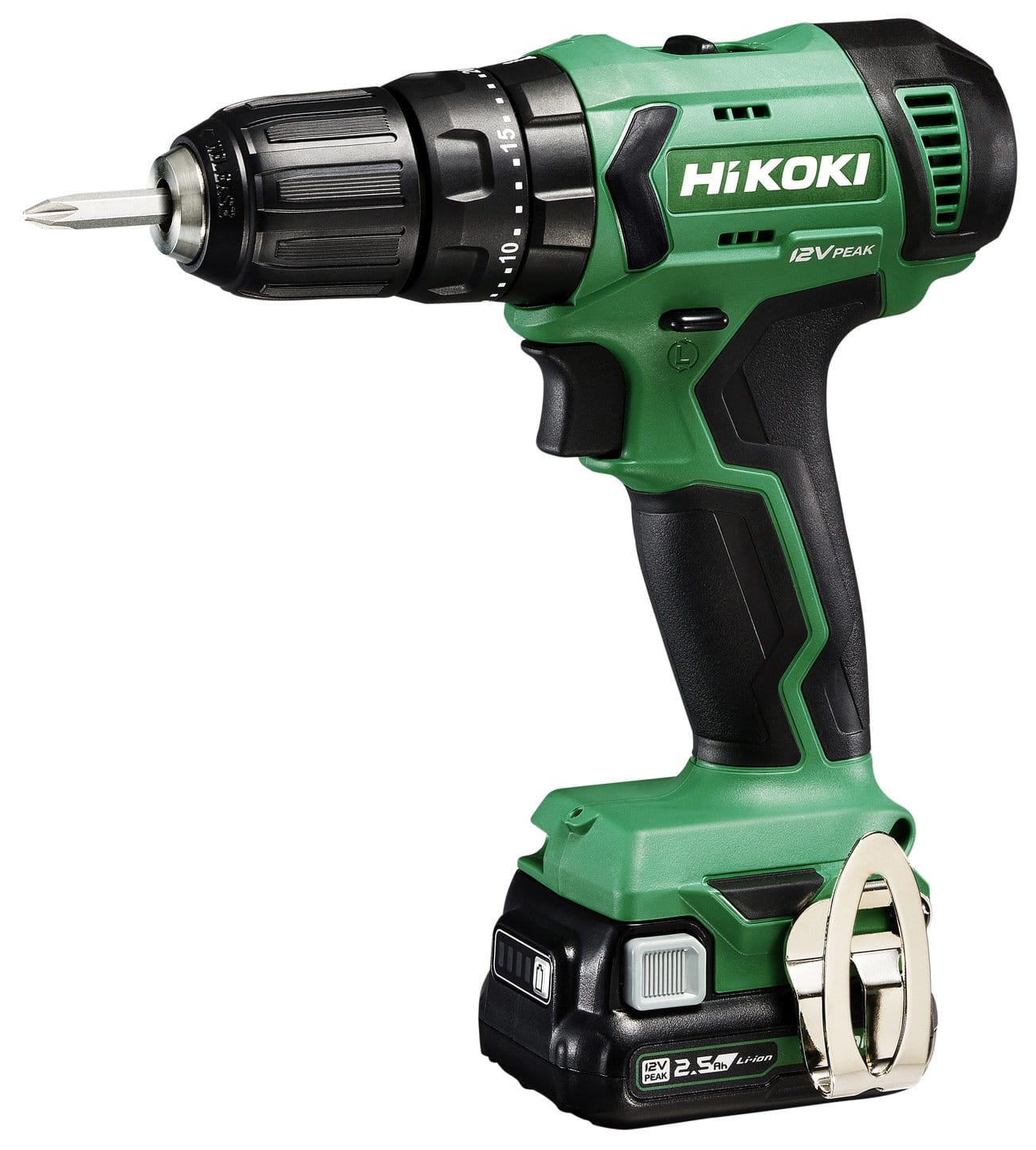 HIKOKI POWER TOOLS - HIADV12DAWFZ TRAPANO AVVIT. PERCUSS 12V, 2X2.5AH