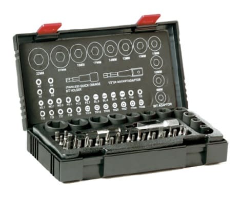 HIKOKI POWER TOOLS - HIA752500 KIT BUSSOLE + INSERTI DA 41 ART.