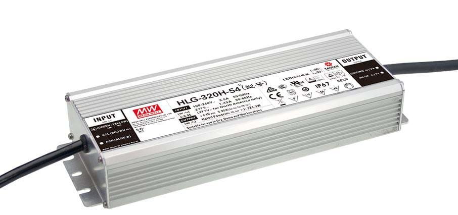 DIGIMAX SRL - DIXHLG-320H-48B DRIVER LED 48V 320W IP67 DIM 1-10 90-305