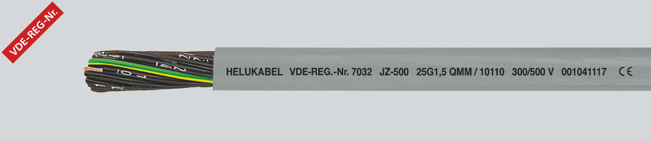 HELUKABEL ITALIA SRL - HLK10035 JZ-500 5G0.75 QMM GREY