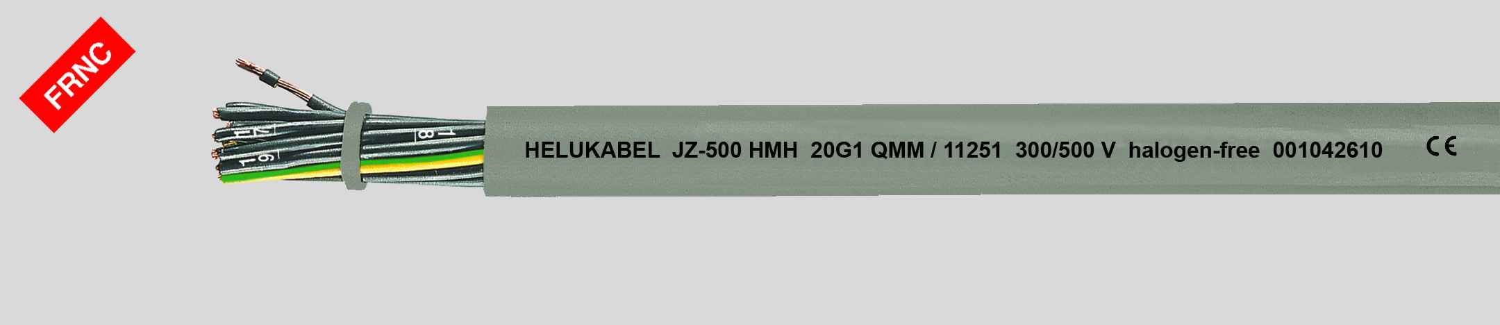 HELUKABEL ITALIA SRL - HLK11261 JZ-500 HMH 3G1.5 QMM GREY