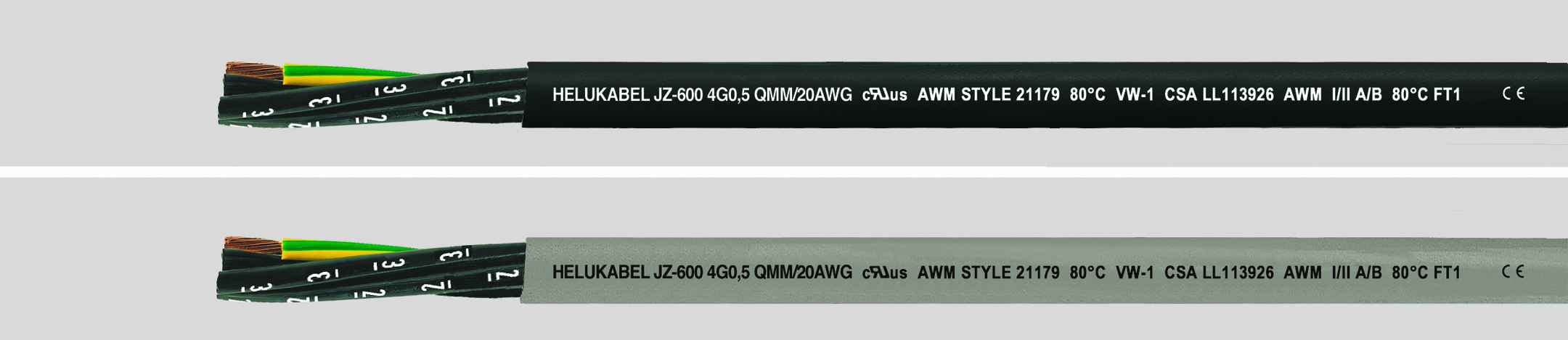 HELUKABEL ITALIA SRL - HLK11823 OZ-600 UL/CSA 20.75 QMM (19 AWG) BLA