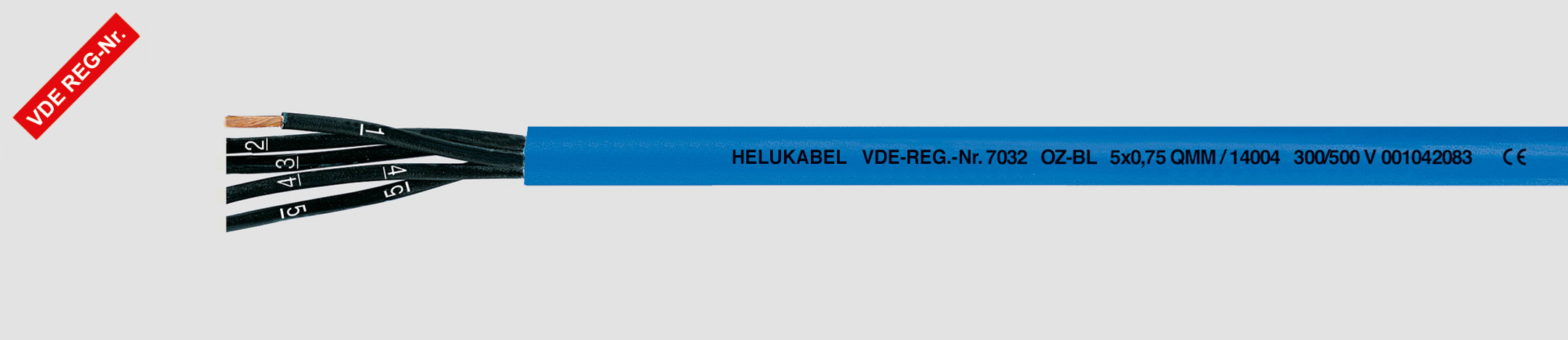 HELUKABEL ITALIA SRL - HLK14012 OZ-BL 3X1 QMM BLUE