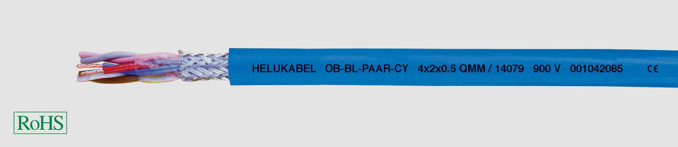 HELUKABEL ITALIA SRL - HLK14081 OB-BL-PAAR-CY 8X2X0.5 QMM BLUE