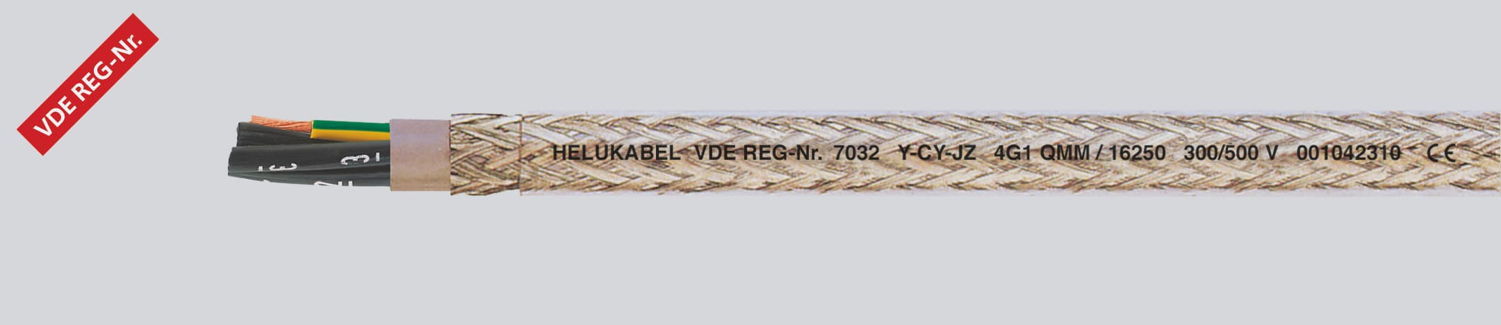 HELUKABEL ITALIA SRL - HLK16461 Y-CY-JZ 4G25 QMM TRANSPARENT