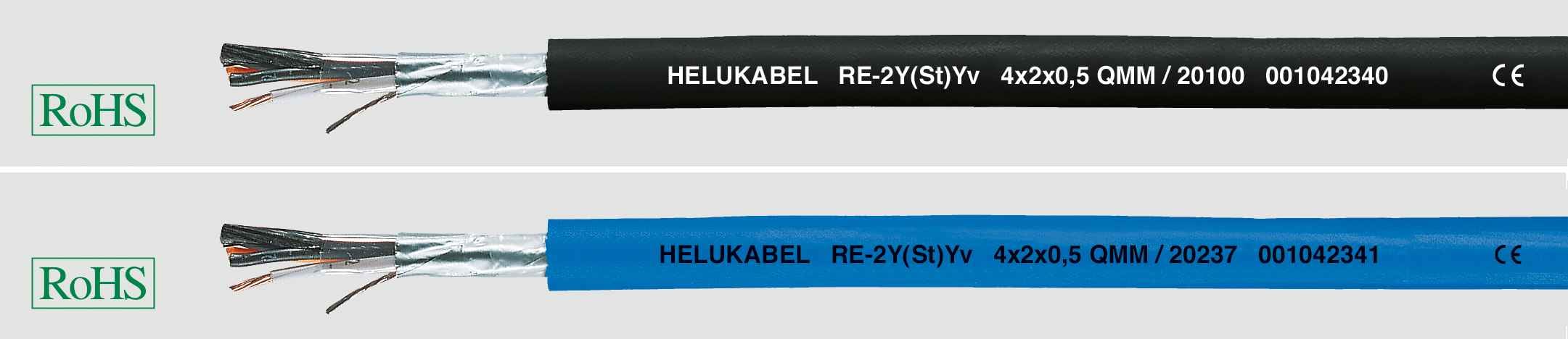 HELUKABEL ITALIA SRL - HLK20132 RE-2Y(ST)YV 1X3X1.3 QMM BLACK