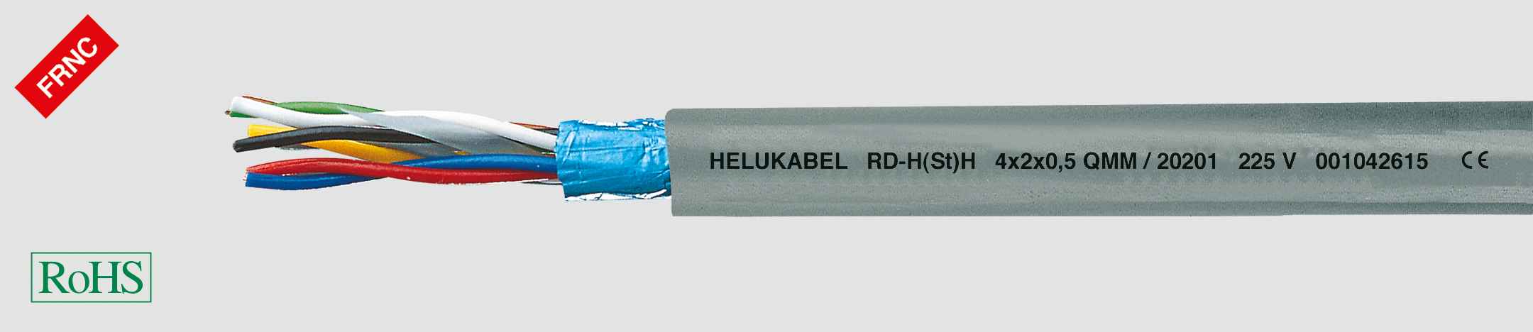 HELUKABEL ITALIA SRL - HLK20200 RD-H(ST)H BD 2X2X0.5 QMM GREY