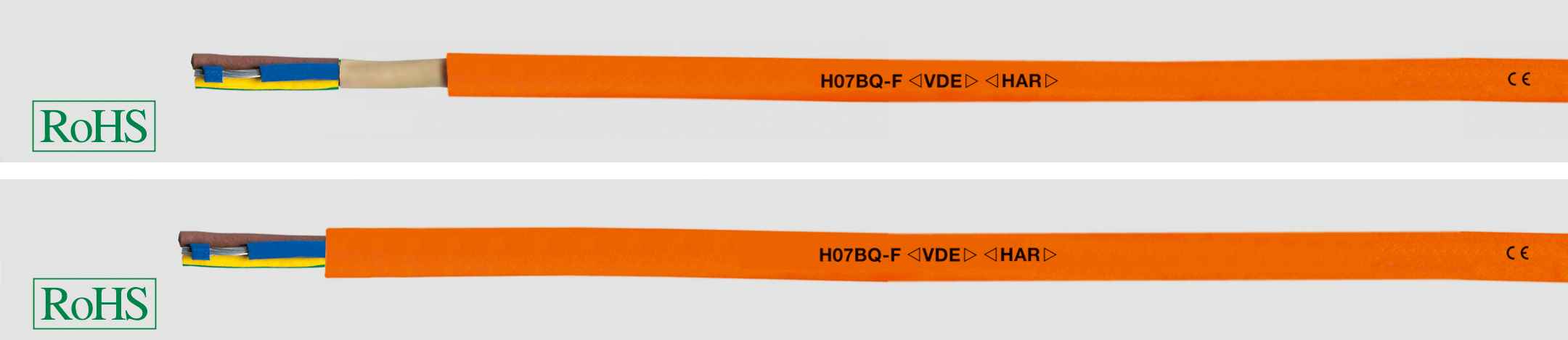 HELUKABEL ITALIA SRL - HLK22054 H05BQ-F (NGMH11YO) 2X1 QMM ORANGE