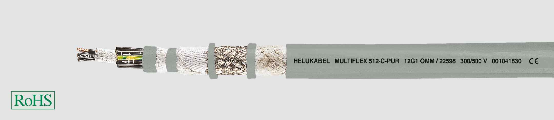 HELUKABEL ITALIA SRL - HLK22603 MULTIFLEX 512 -C-PUR 36G1QMM GREY