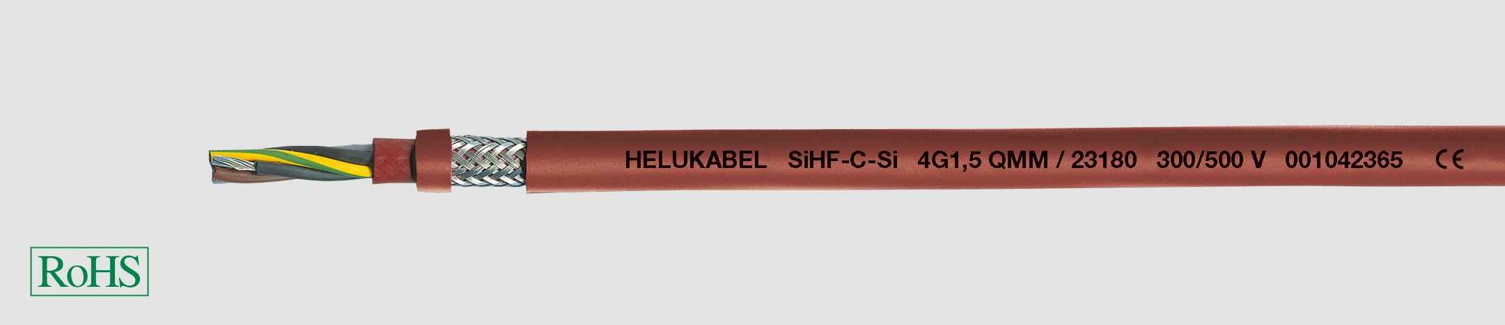 HELUKABEL ITALIA SRL - HLK23189 SIHF-C-SI 4G2.5 QMM REDBRAUN