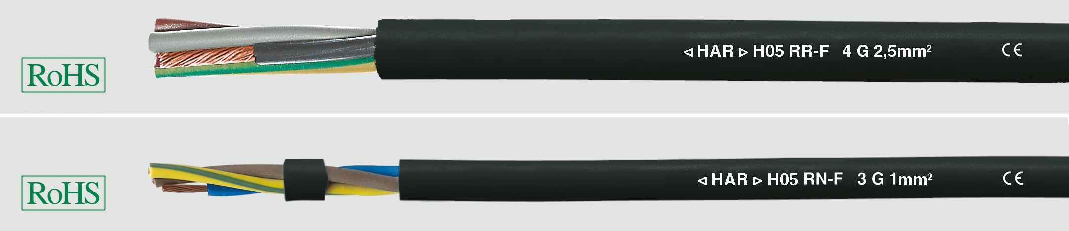 HELUKABEL ITALIA SRL - HLK36003 H05 RN-F 3G0,75 QMM, BLACK