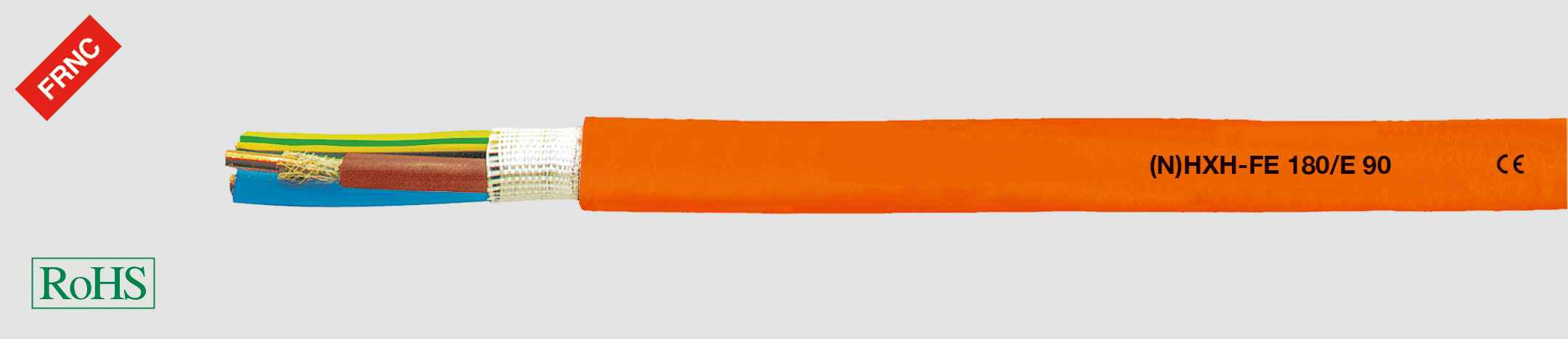 HELUKABEL ITALIA SRL - HLK53001 (N)HXH-FE 180/E 90 3X2.5 RE ORANGE