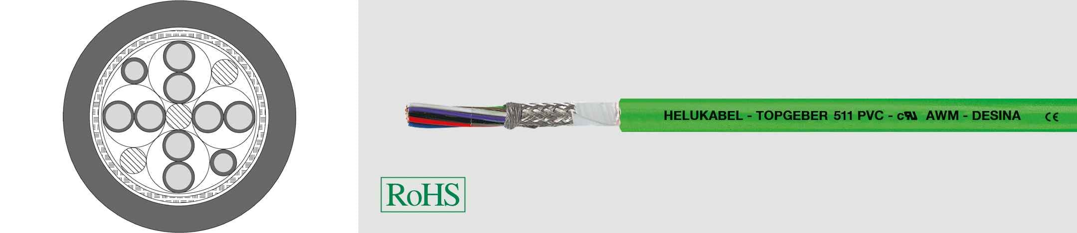 HELUKABEL ITALIA SRL - HLK705461 TOPGEBER 511 PVC UL/CSA (4X2X0,25+2X