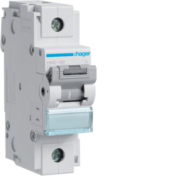 HAGER - HAGHMD190 INTERR. AUTOM. 1P 100A 15KA D 1.5M
