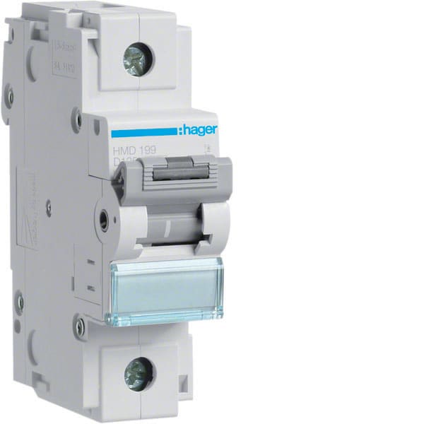 HAGER - HAGHMD199 LS-Schalter 1 polig 15kA D-125A 1.5M