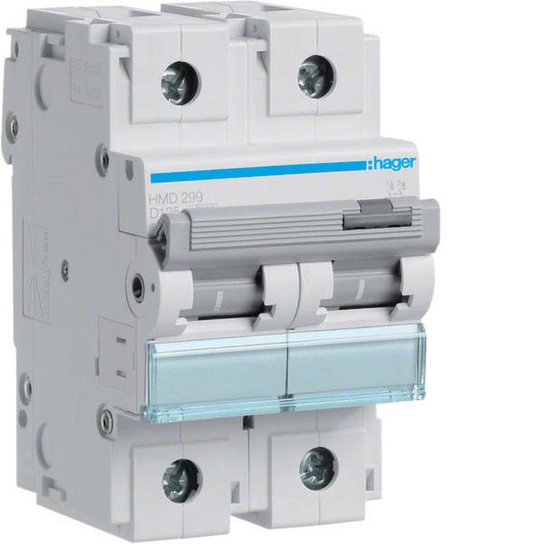 HAGER - HAGHMD299 LS-Schalter 2 polig 15kA D-125A 3M
