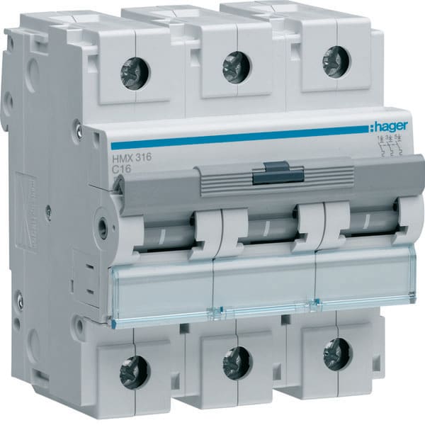 HAGER - HAGHMX316 INTERR.AUTOM 50KA 16A 3P C 4.5M
