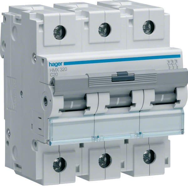 HAGER - HAGHMX320 INTERR.AUTOM 50KA 20A 3P C 4.5M