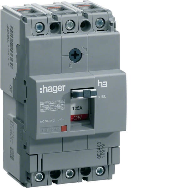 HAGER - HAGHNA063H Leistungsch. h3 x160 TM 3x63A 40kA