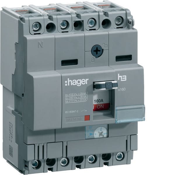 HAGER - HAGHNA161H Leistungsch. h3 x160 TM 4x160A 40kA