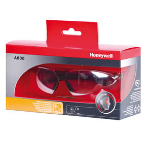 HONEYWELL SAFETY PRO - HYE1030303 LUNETTE A800 GRISE OCULAIRE ARGENT X1