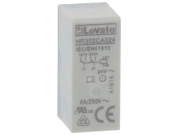 LOVATO - LOVHR302CD048 RELE MINIATURIZZATO 2SC 8A, 48VDC