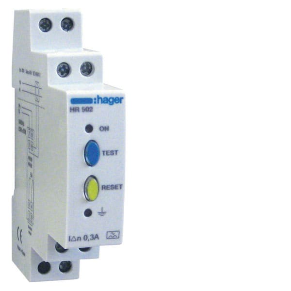HAGER - HAGHR502 FI-Relais 300mA ohne Zeitverzogerung