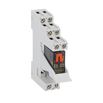 LOVATO - LOVHRA502CA024K4 RELE 2SC 8A 24VAC,LED + ZOCCOLO