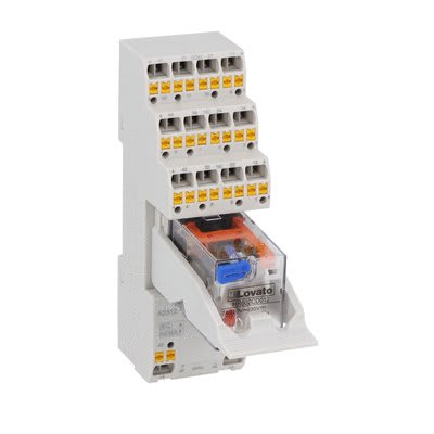 LOVATO - LOVHRA604CD024K3 RELE IND. 4SC 5A 24VDC,LED + ZOCCOLO