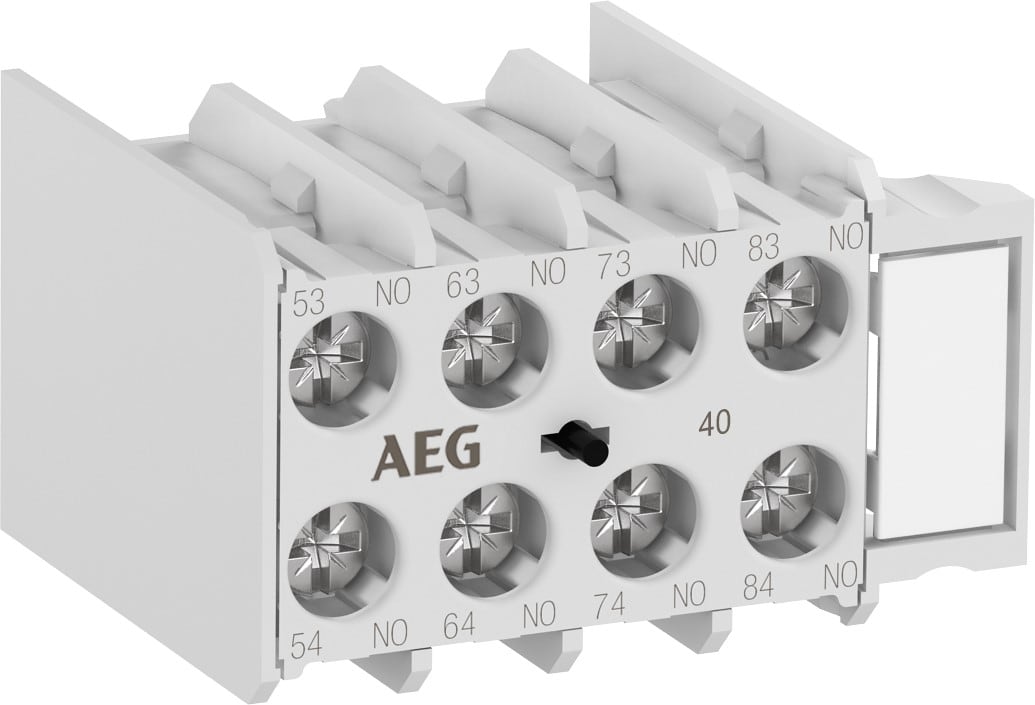 ELETTRA SRL AEG - AEGHS05KF40 CONTATTI AUX FRONTALI 4NO LS05K/LS06K/SH05K