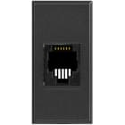 BTICINO - BTIHS4262C6 Datendose RJ45 CAT6 Utp110 Anthrazit