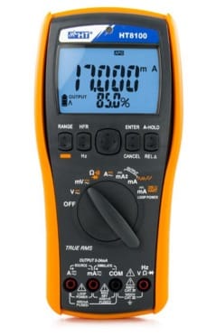 HT ITALIA SRL - HTIHV008100 HT8100 TRMS MULTIMETRO + CALIBR.