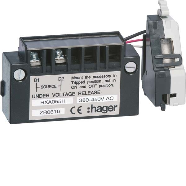HAGER - HAGHXA055H BOB MIN TEN RIT X/P160-X/P630 380-450VAC