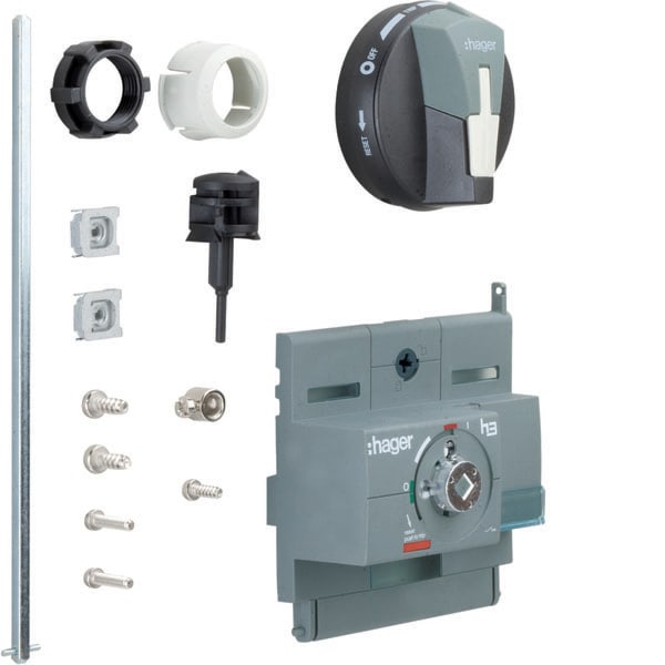 HAGER - HAGHXB031H Drehantrieb x250 Türeinbau