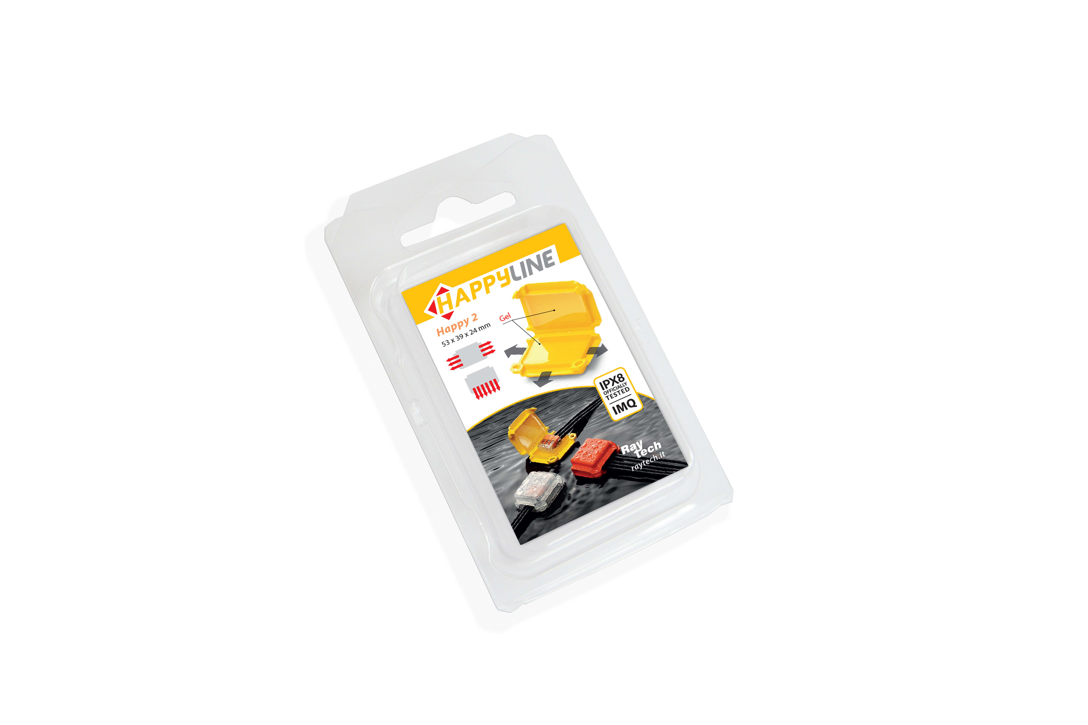 RAYTECH SRL - RYTHAPPY2 HAPPY 2 GELBOX PER MORSETTI (CF 1 PZ)