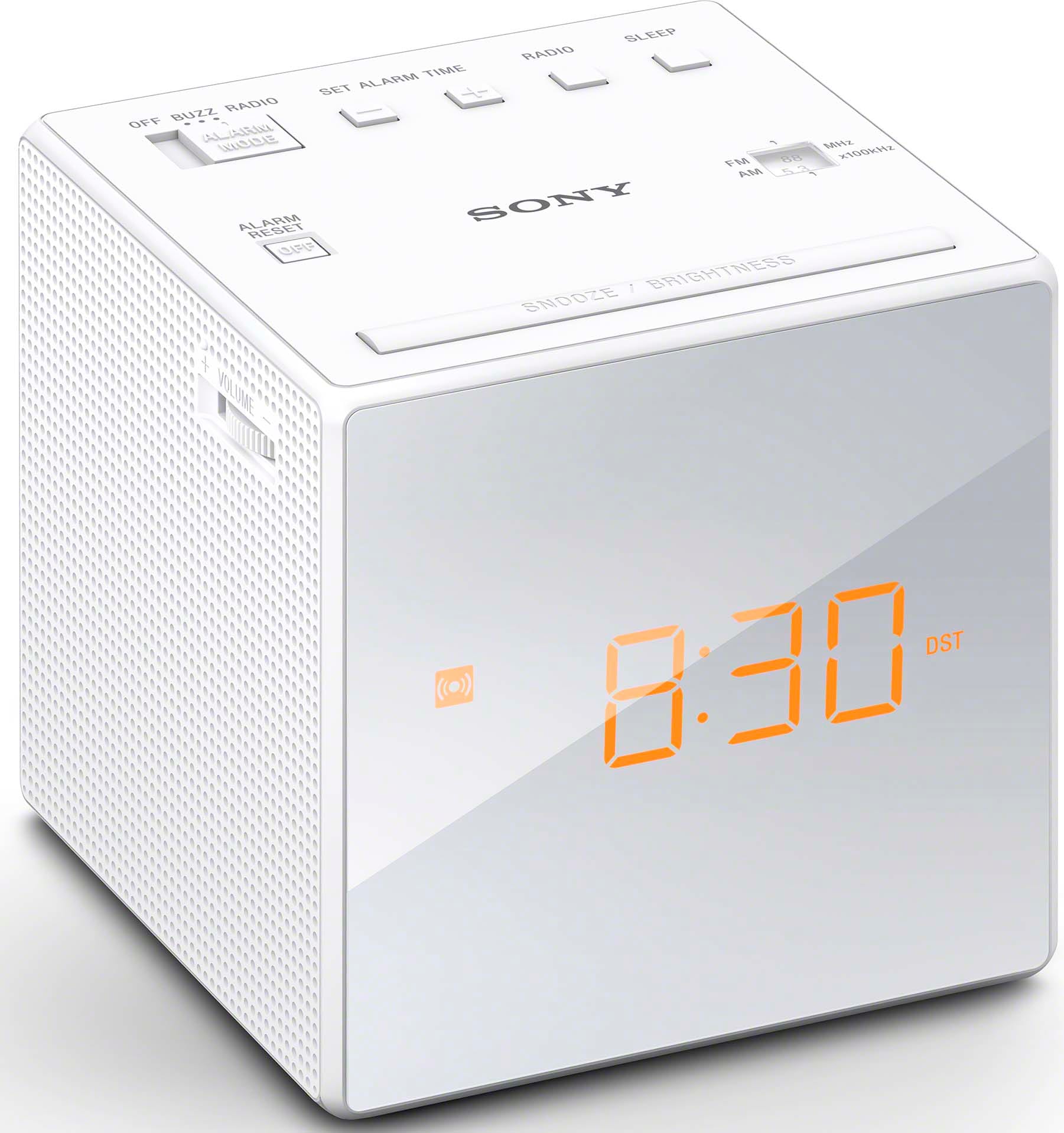 SONY - SONICFC1W.CED Uhrenradio LED Weckfunktion Schlummer we