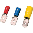INTERCABLE SRL - INRICIQ168FSPC INNESTO MASCHIO ROSSO 6,3X0,8 ISOLATO PC