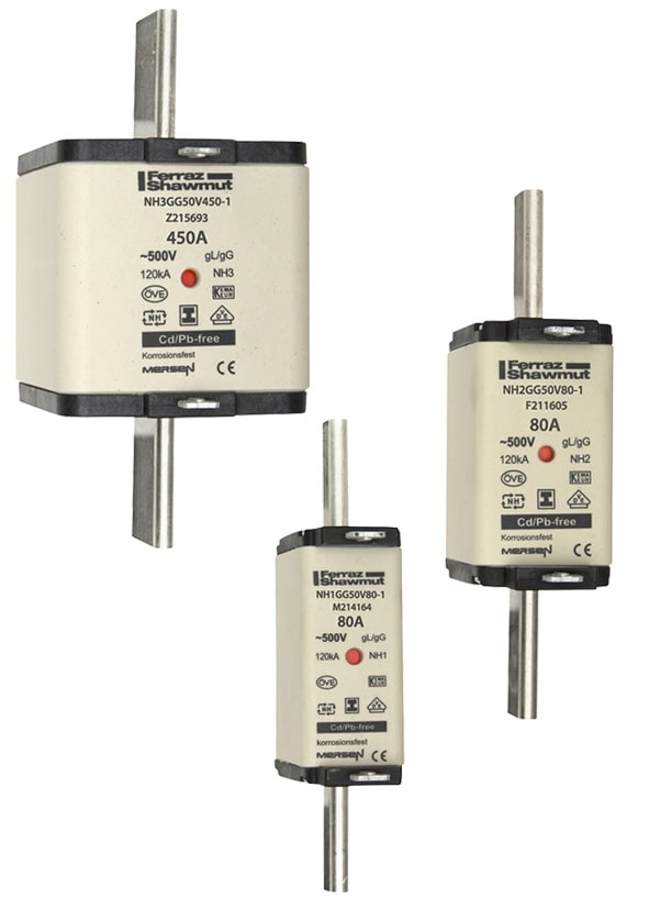 MERSEN ITALIA SPA - XESH219289 FUS. NH BT T.2 PROT ISOLANTE 500VAC GG 3