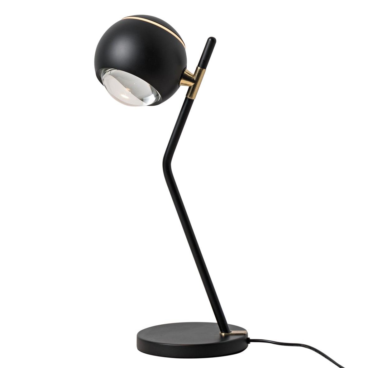 ROSSINI - RSSIGL003NOL LAMPADA TAVOLO 5+2W 2700K NERO/OL