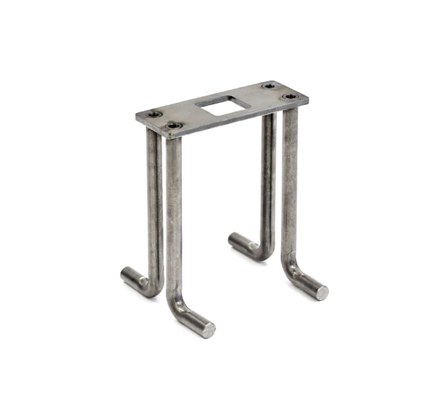 IGUZZINI ILLUMINAZI - IGZ3.JAL5.000.0 CONTROP.126X50 C/ZANC.D=12 FIL.M8 L=156