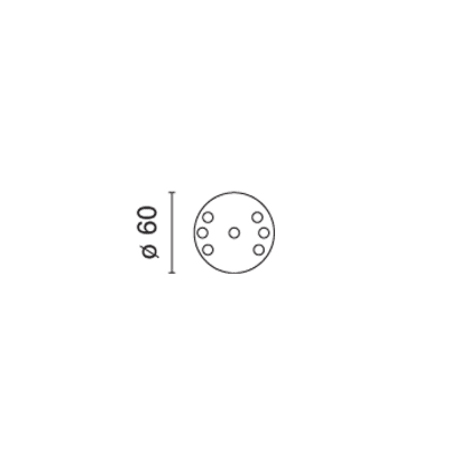IGUZZINI ILLUMINAZI - IGZ3.X415.015.0 DISCO ADATT.X AUMENTO ROTAZ.D=150 PER PL