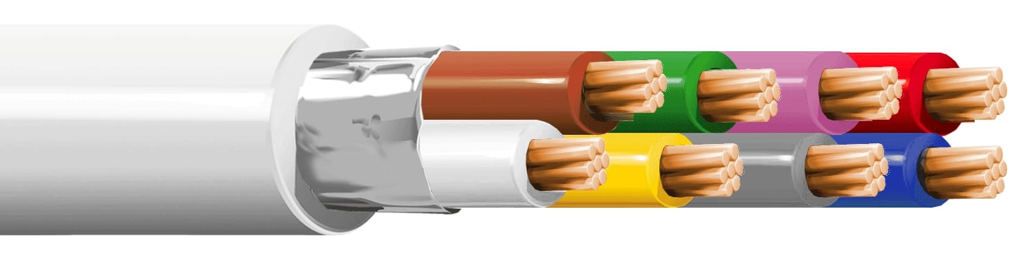 ITC INDUSTRIA TECNIC - ITCIQ-82BZM100 8X0,22 LSZH BIANCO M.100 B2CA-S1A,D1,A1