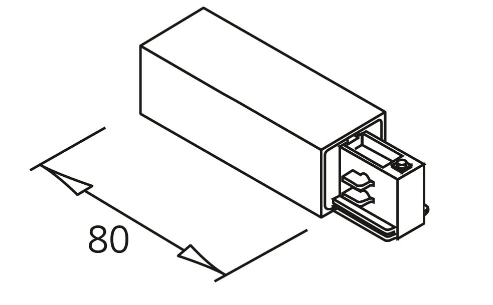 ILMAS SPA - ILA9600A121 ALIMENTAZIONE DESTRA BIANCO 7652-10-W31