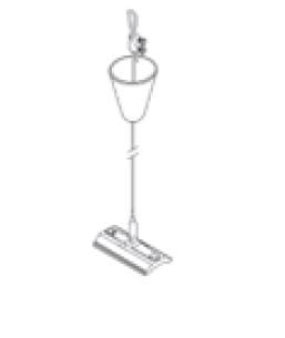 ILMAS SPA - ILA9600A291 KIT SOSP. CAVO 5M+ROSONCINO BIANCO 5 M K